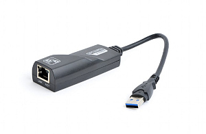 Сетевой адаптер USB 3.0 to RJ45 Gigabit Ethernet Gembird NIC-U3-02